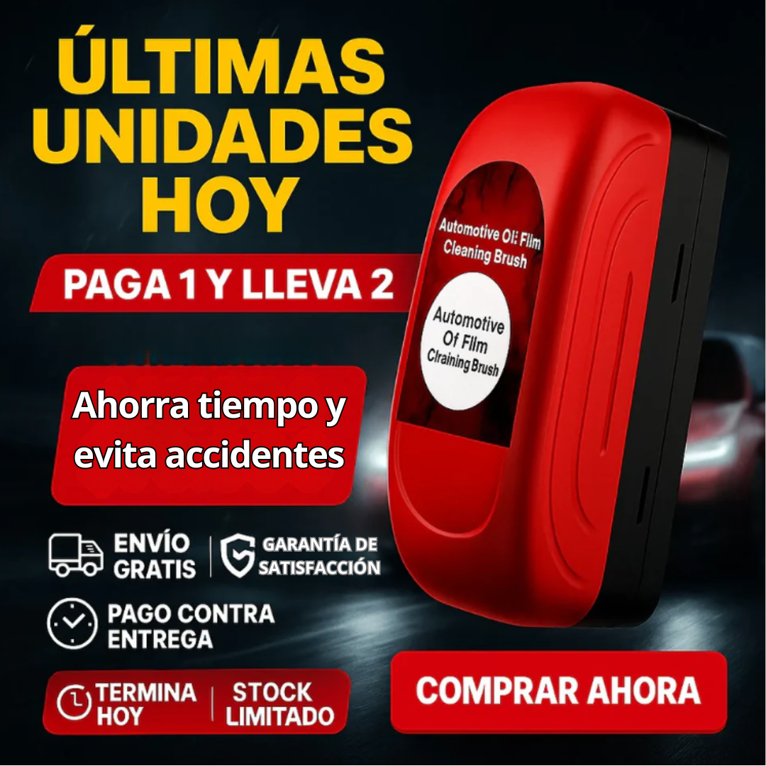 2x1 Limpiavidrios AntiEmpañante Hidrofóbico para Autos (Oferta solo por este Mes)