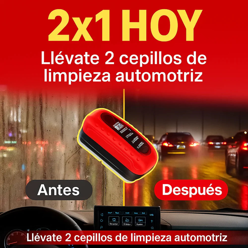 2x1 Limpiavidrios AntiEmpañante Hidrofóbico para Autos (Oferta solo por este Mes)
