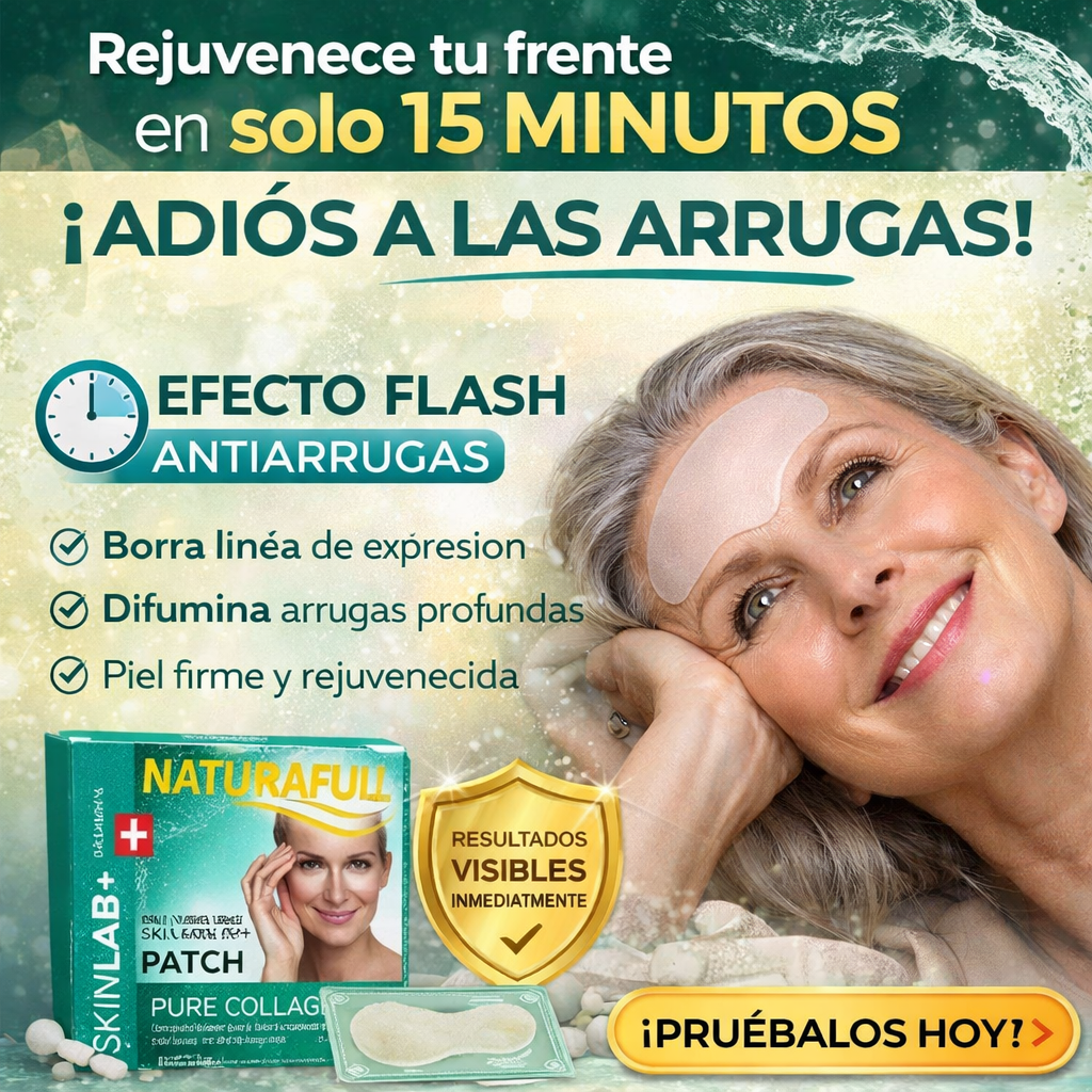 Parches de Mascarilla Soluble de Colágeno Hidrolizado (6 Aplicaciones)