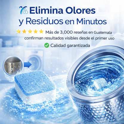 Max Home - Tabletas Limpiadoras de Lavadoras (24 Piezas)