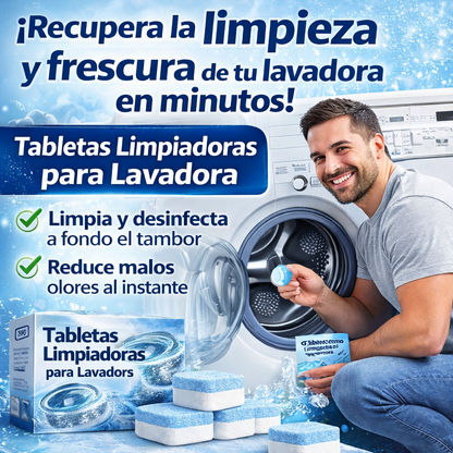 Max Home - Tabletas Limpiadoras de Lavadoras (24 Piezas)